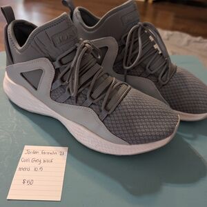Jordan Formula 23 Cool Gray Sneakers